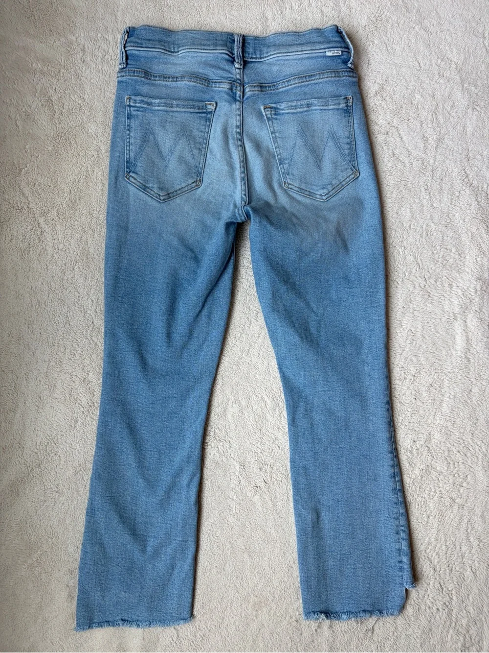 Mother The Insider Crop Step Fray Limited Edition Women's Jeans Size 28
